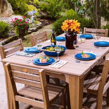 LuxCraft Poly Island Dining Table (44
